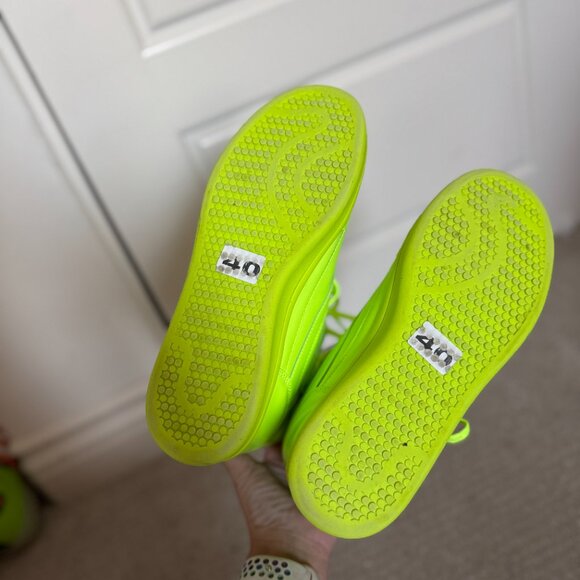 Womens High Top Ankle Support Sneakers Vibrant Color Hidden Wedge Heel Shoes - Picture 10 of 11